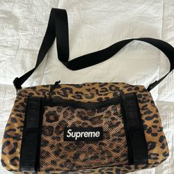 Supreme Mini Duffle Bag Leopard 