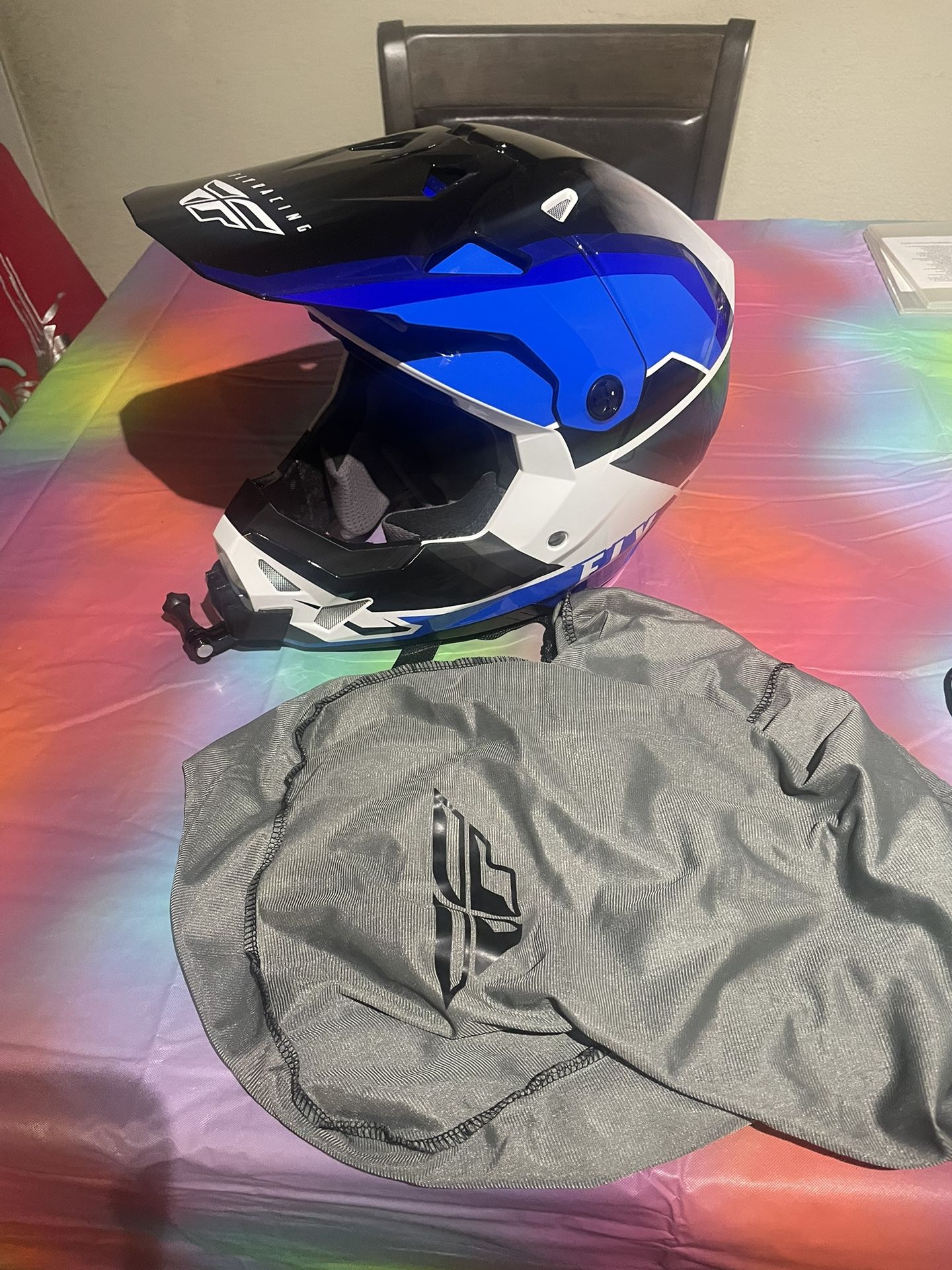 Fly Racing Formula Cp Rush Blue Helmet (Large)