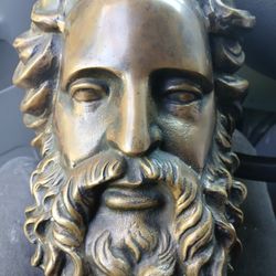 Roman God Bronze Bust Sculpture