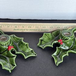 CHRISTMAS CANDLE HOLDER SET
