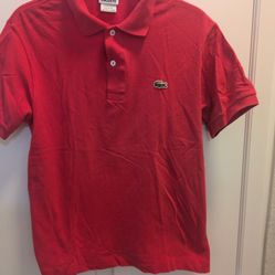 Like Men's New Real Lacoste. Dark Pink And Aqua. Size 3 . Used Only For A Few Times. Do Not Fit Anymore. Each $42 Or $75 for Both