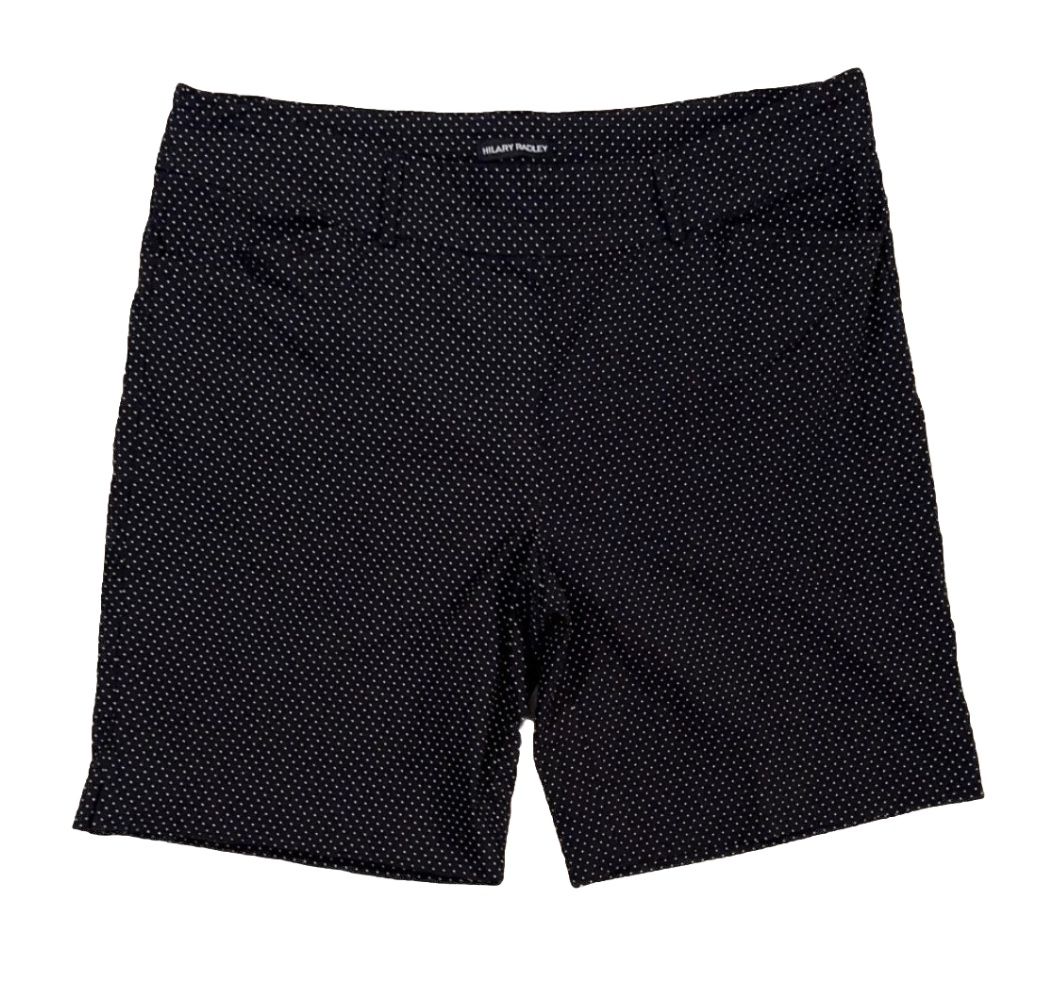 Hilary Radley Polka Dot NWOT Shorts Bermuda Black & White Size XL Women’s