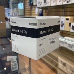 Sigma 35mm F1.4 For Canon