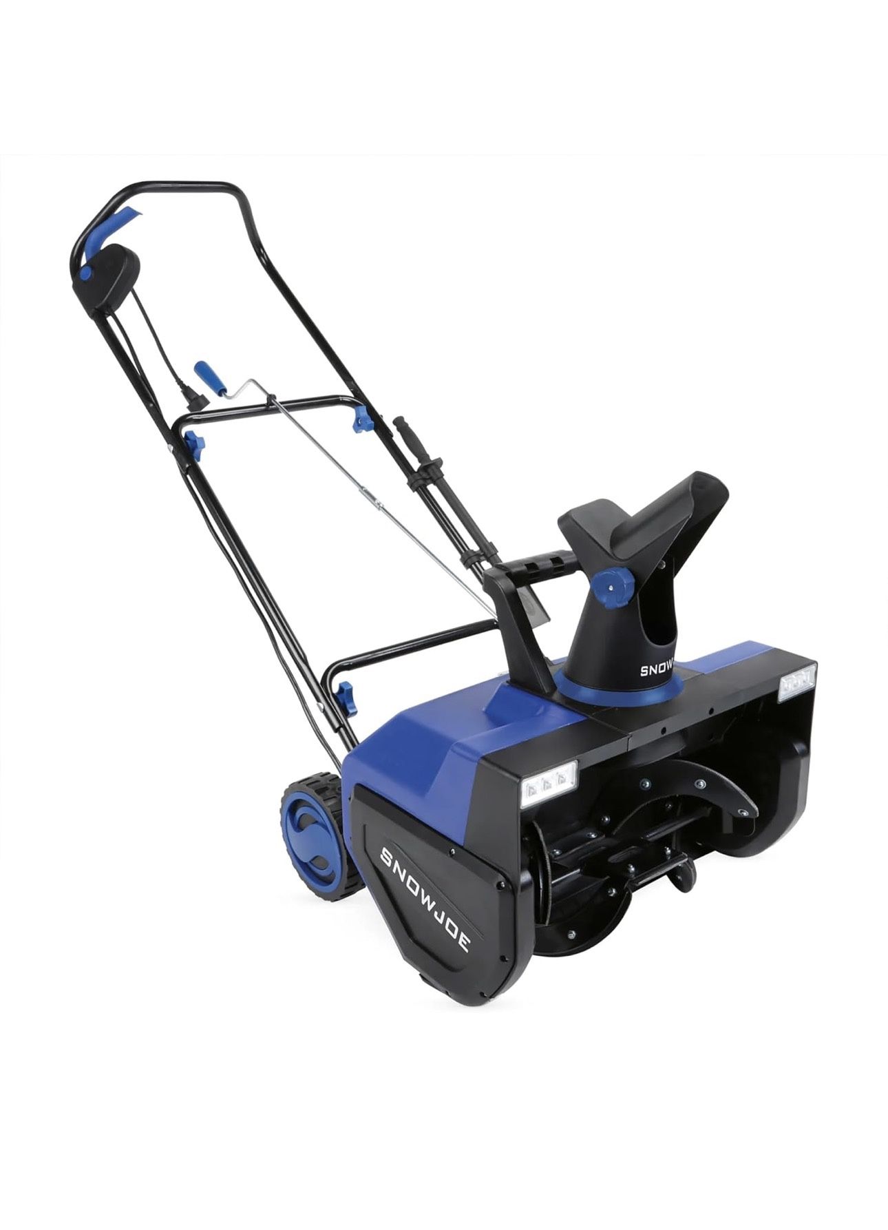 SnowJoe Snow thrower 22 inch clearance with dual led lights
