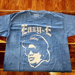 Men's Eazy-E Graphic Blue Tee