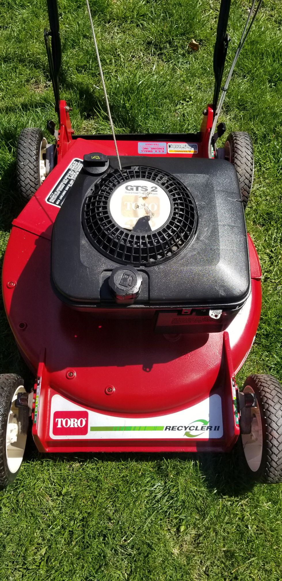 Lawn mower Toro no bag in perfect condition