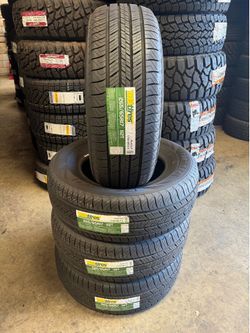 265/65/17 ( 4 new tires ) installed and balanced