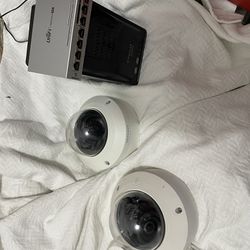 LCD, Surveillance Cams, NVR , POE Switch,Apple Tv,