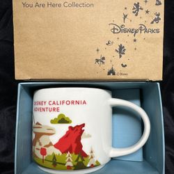Disney California Adventure Starbucks Mug “You are here collection”