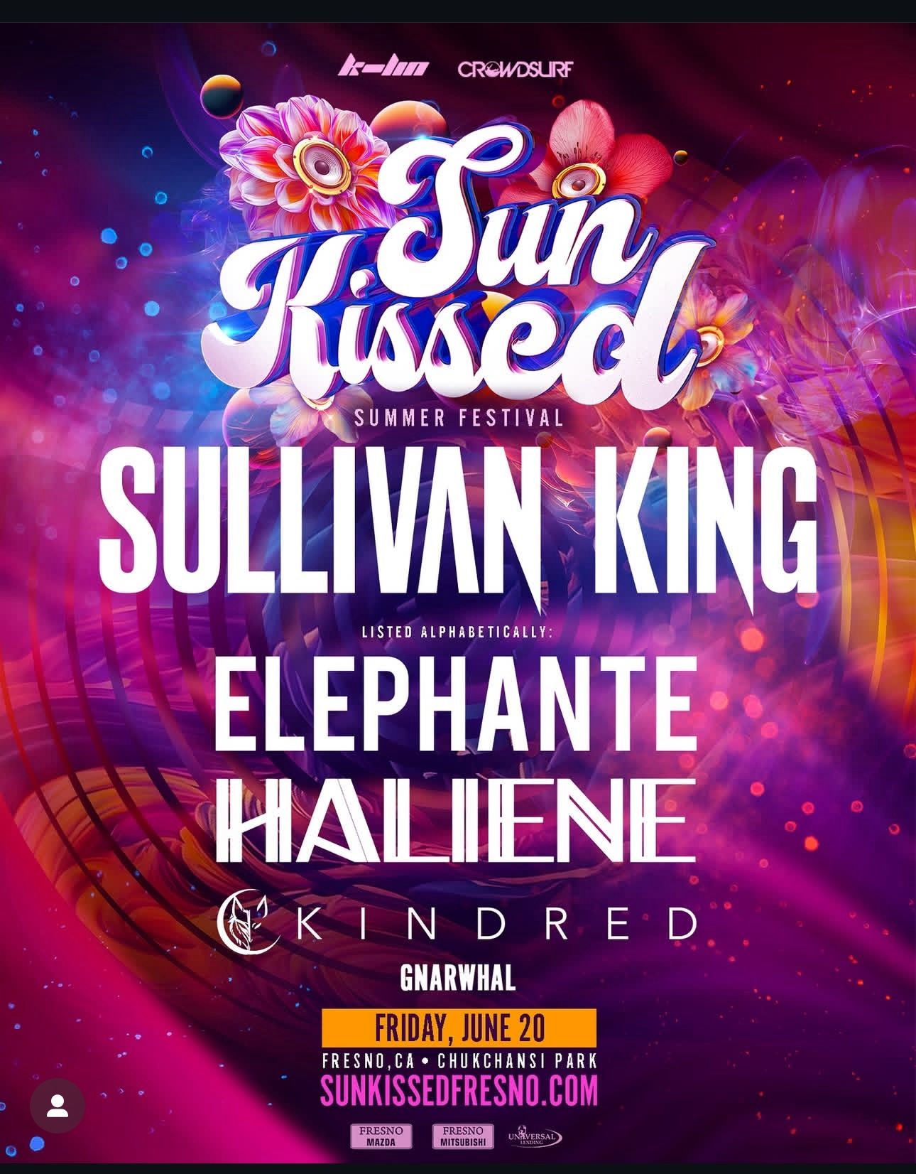 Sun Kissed Tickets