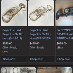 F.A Reynolds Charcheta Alto Horn