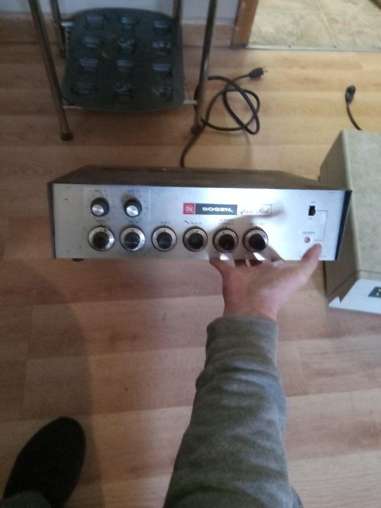Vintage Bogen Amplifier