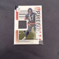 Bears Rookie. Luther Burden III Patch