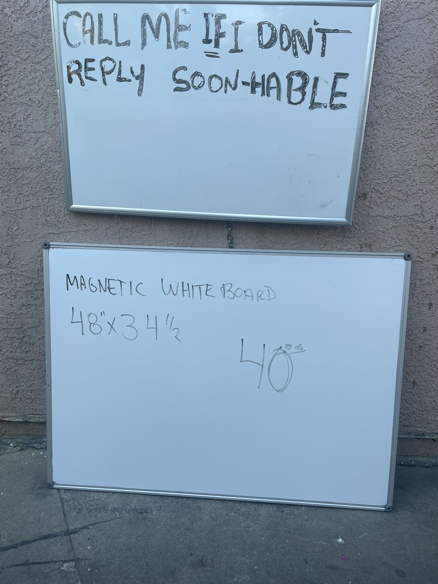 Magnetic White Board