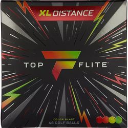 Top Flite XL Distance Golf Balls - 48 Pack