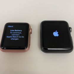 Two Apple Watch Series 1 For Parts