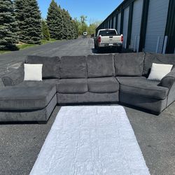 Gray Sectional Free Delivery