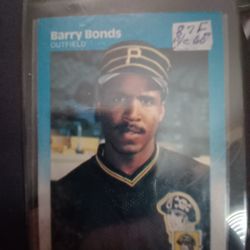 BARRY BONDS ROOKIE CARD