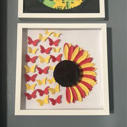 Sunflower Shadow Box