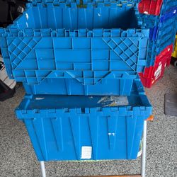 Blue Storage Bins
