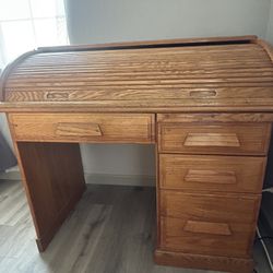 Vintage Roll Top Desk