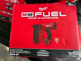 Brand new M18 FUEL 18-Volt Lithium-Ion Brushless Cordless Gen II 18-Gauge Brad Nailer (Tool-Only