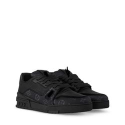Lv designer shoe blk grey - $130 each