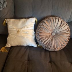 Two Satin Pillows