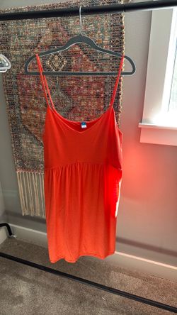 Orange dress