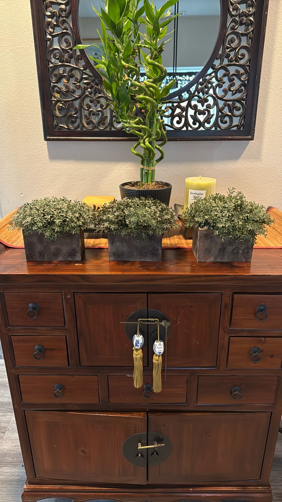 Topiary Faux Plants In Planters