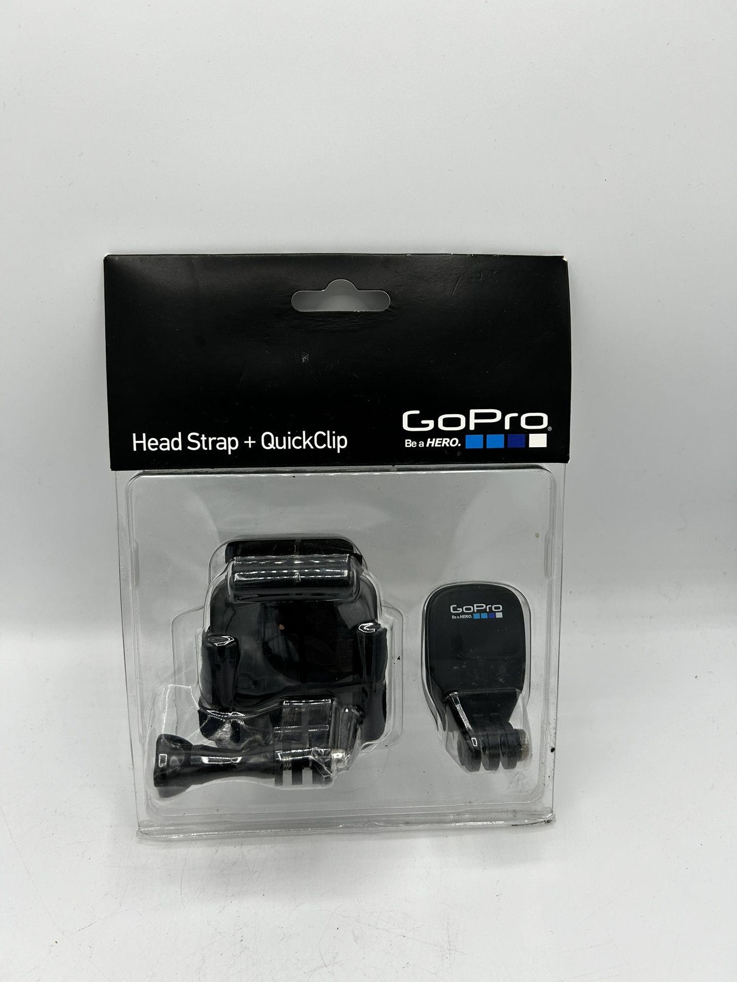 New Sealed Genuine GoPro Head Strap + QuickClip ACHOM-001