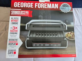 George Foreman Smokeless Grill Family Size