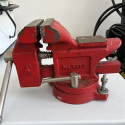 Vise Bench Mount Steel Swivel 4 Inch  