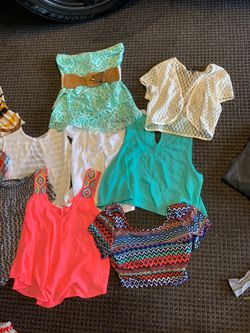 Xtra small/ Small Summer shirts / Halter tops 15 pieces