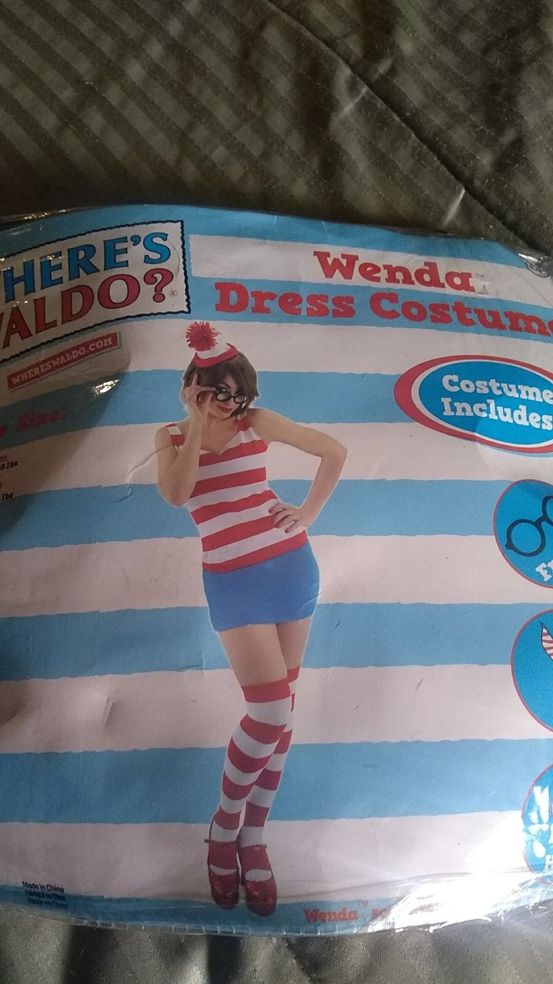 Where's Waldo Costume L/XL