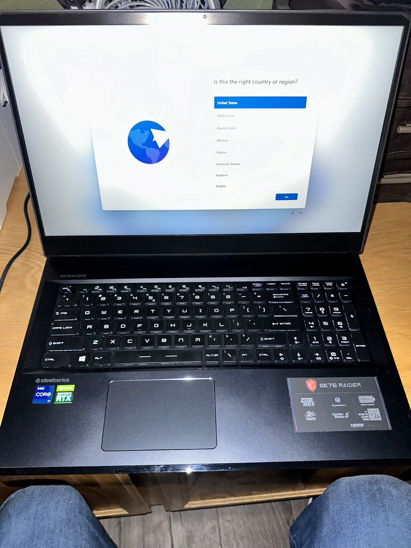 MSI GE76 Raider Laptop, RTX 3060
