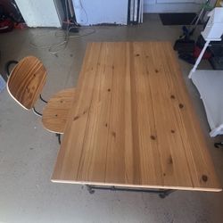 IKEA desk and chair