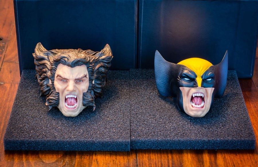 Custom Portraits/ head for Wolverine. Hulk and Wolverine Maquette (Dio)