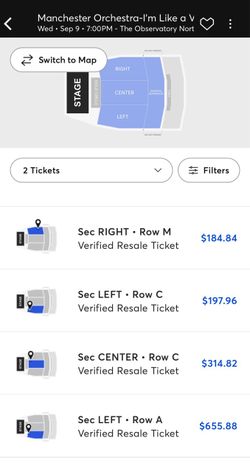 Manchester orchestra ticket