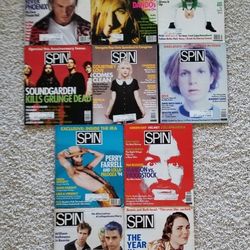 $30 1994 Spin Mags 10 Total.