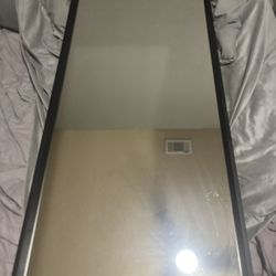 black full body wide mirrior