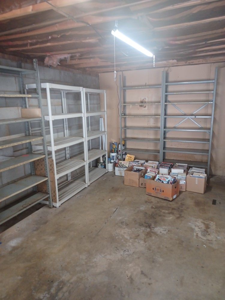 Your Choice Metal Shelves $50 Each 3 Below