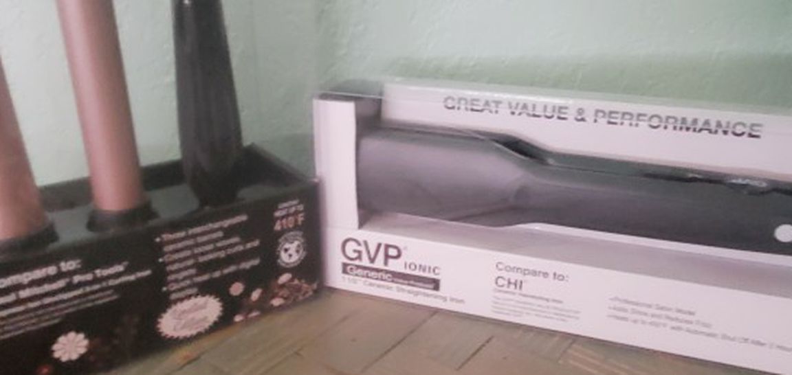 Gvp Ionic Curling Iron And Straightener