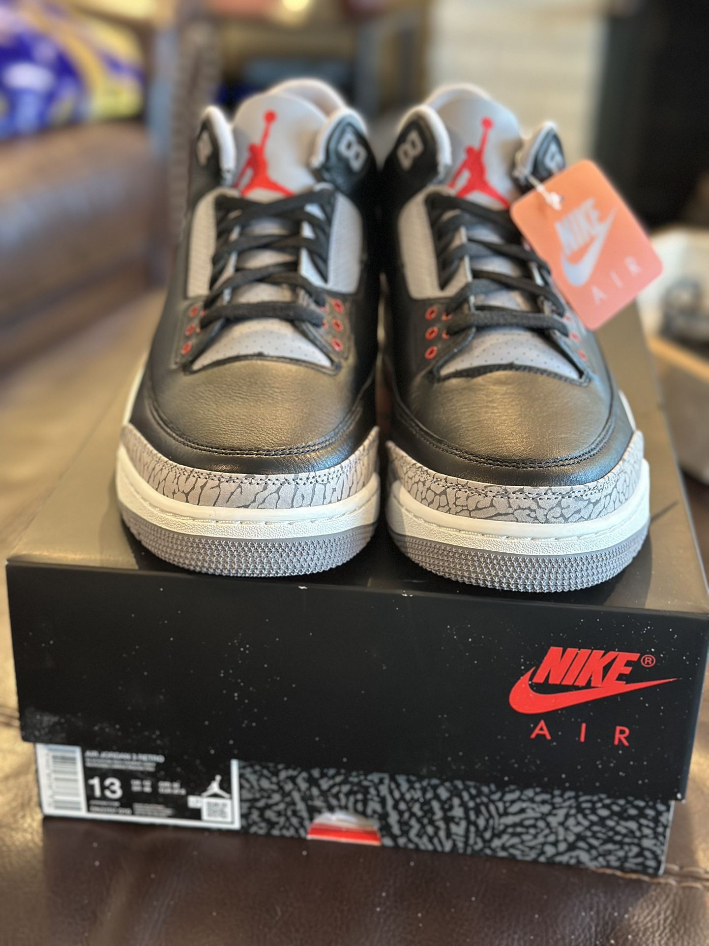 Air Jordan 3 Black Cement For Sale