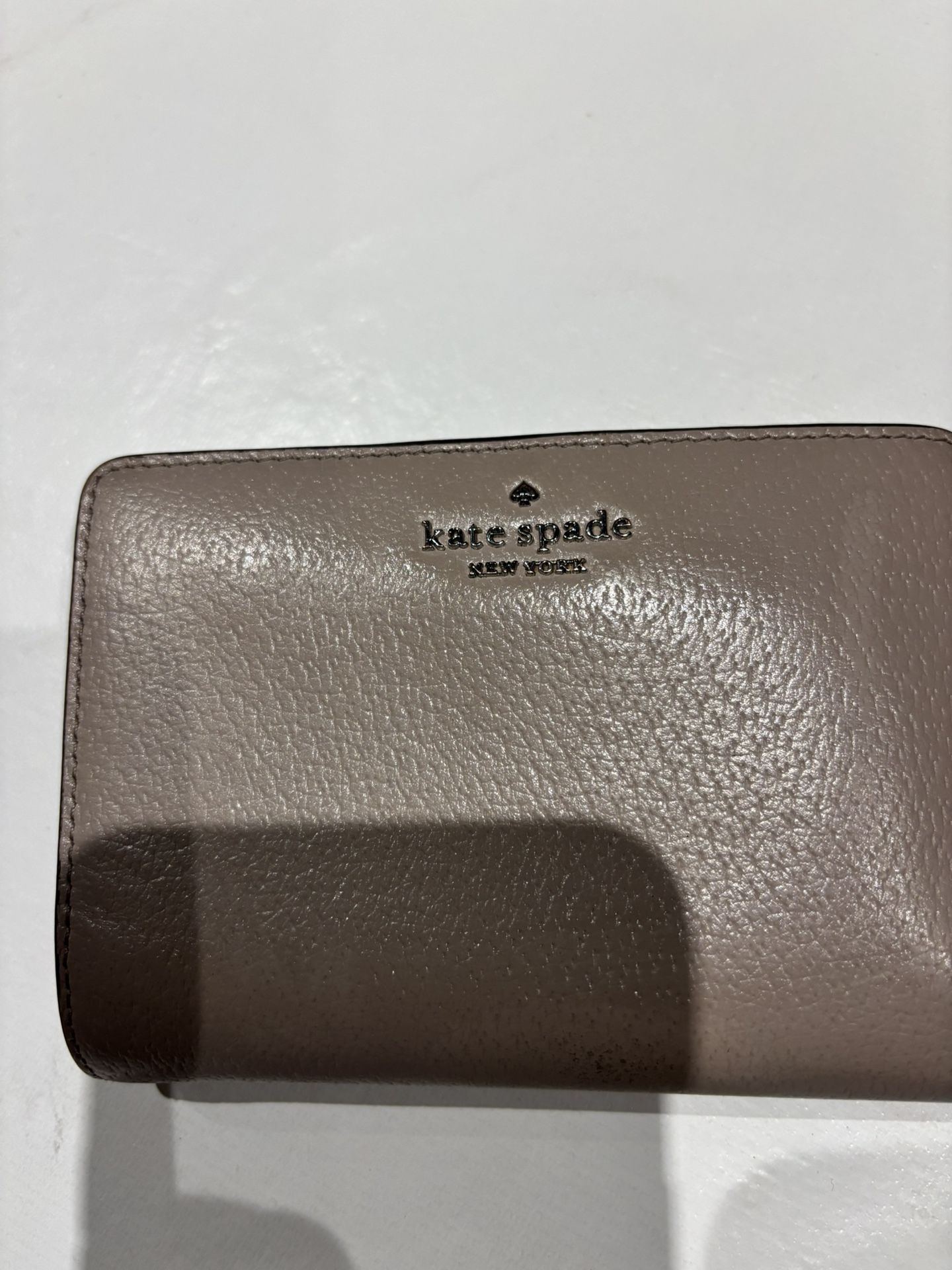 Kate Spade Leather Wallet Light Brown Used Gently