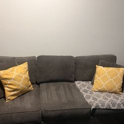 2 Grey Couches 