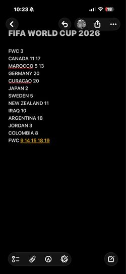 Do any one has stikers to trade or sale WORLD CUP 2026