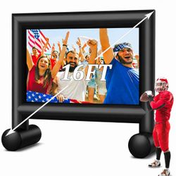Inflatable Movie Screen + RCA Movie Theater Projector