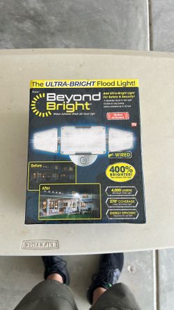 Wired motion activated security light