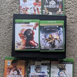 Xbox One X  1tb and Games